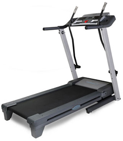 Weslo CrossWalk S 7.9 treadmill showing the walking deck and the pair of movable upper-body arms